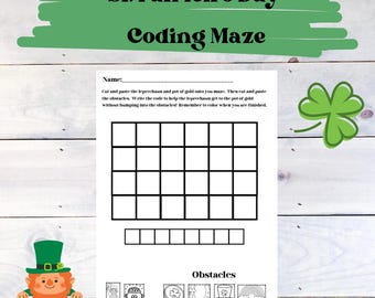 St. Patrick's Day Coding Maze