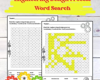 Engineering Design Process Word Search