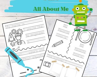 STEM ALL About Me Beginning of the Year Worksheet