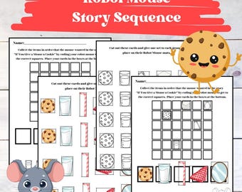Learning Resources Robot Mouse Code a Story Sequence Activity