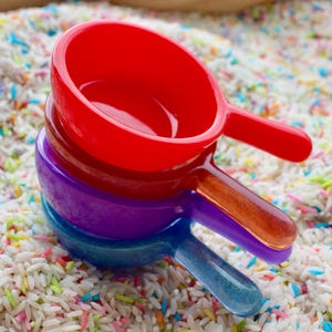 Handmade Resin Sensory Bin Scoop: Play Tool