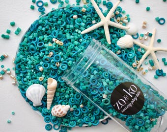 Blue Bubbling Ocean Sensory Bin Filler - Imaginative Play for Preschool & Toddlers