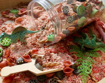 Dinosaur Sensory Bin Kit: OT-made Sensory Filler, Fine Motor Play