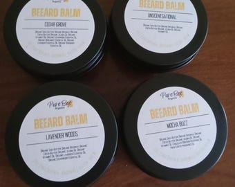 Organic Beard Balm – Shea Butter, Cocoa Butter & Jojoba Oil