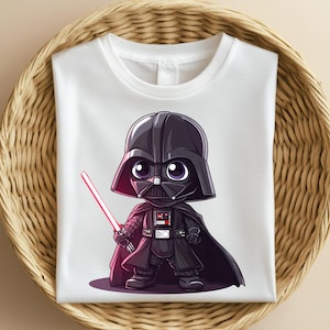 Darth Vader PNG: Star Wars Clipart for Custom Designs (Digital Download