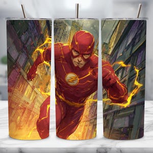 Superhero Tumbler Wrap: Comic Book Movie Characters (Digital Download)