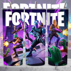 FortXnite Cartoon Characters Tumbler Wrap, Game Tumbler Wrap PNG, Video Game,  Gamer Coffee Cup Wrap, Digital Download, Esports Gaming PNG