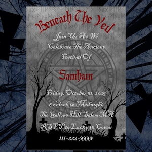 Samhain Invitation