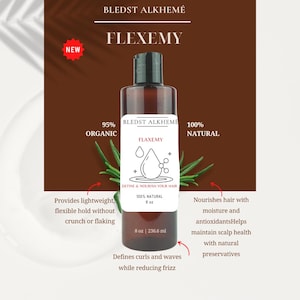 Haargel für natürlichen Glanz und Definition: Hydrat und definiert Ihr Haar