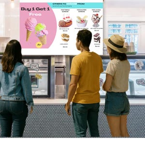 Bearbeitbares Eis Menü Board Vorlage l Eis Menü l Restaurant Eis Menü l Eis LKW Menü l TV Menü Board l 4K Menü