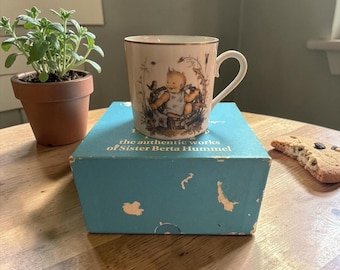Vintage 1973 Childs Cup Sister Berta Hummel with Original Box 2.5"H