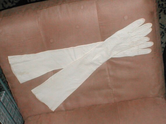ivory opera gloves