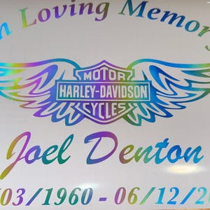 In Loving Memory Harley