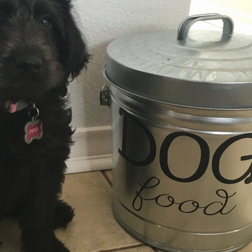 Vinyl Decaldog Food or Cat Food Vinyl Decal Storage Etsy