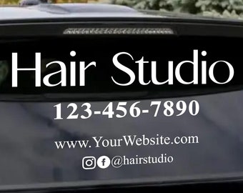 Window Decal-Car Business Decal-Car Decal-Business Advertising-Business Marketing-Small Business- Custom Decal-Truck Decal-Business Decals