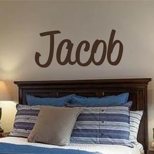 Boys Name- Vinyl Wall Decal- Nursery Decor- Children Wall Art- Personalized Name- Bedroom Decor