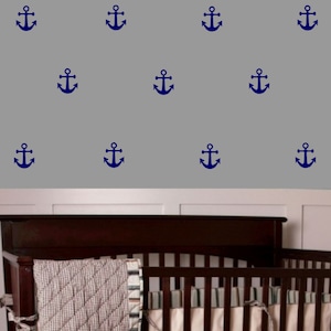 Anchor Vinyl Wall Decal- Anchor -Nautical- Designer Decor-Home Decor-Bedroom Decor- Wall Decor- Wallpaper Design