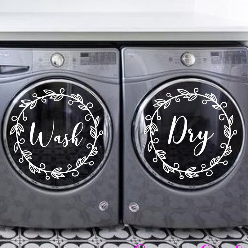 Wash and Dry Decal - Etsy