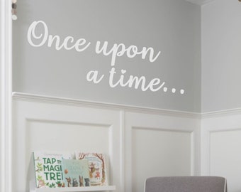 Once Upon a Time Princess Georgia Wall Sticker Decal Bed Room Art Girl//Baby