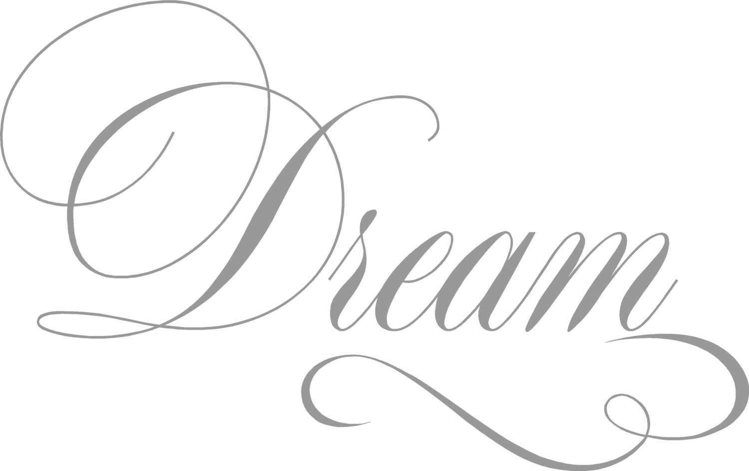 Dream Vinyl Wall Decal Bedroom Wall Decal Nursery Etsy