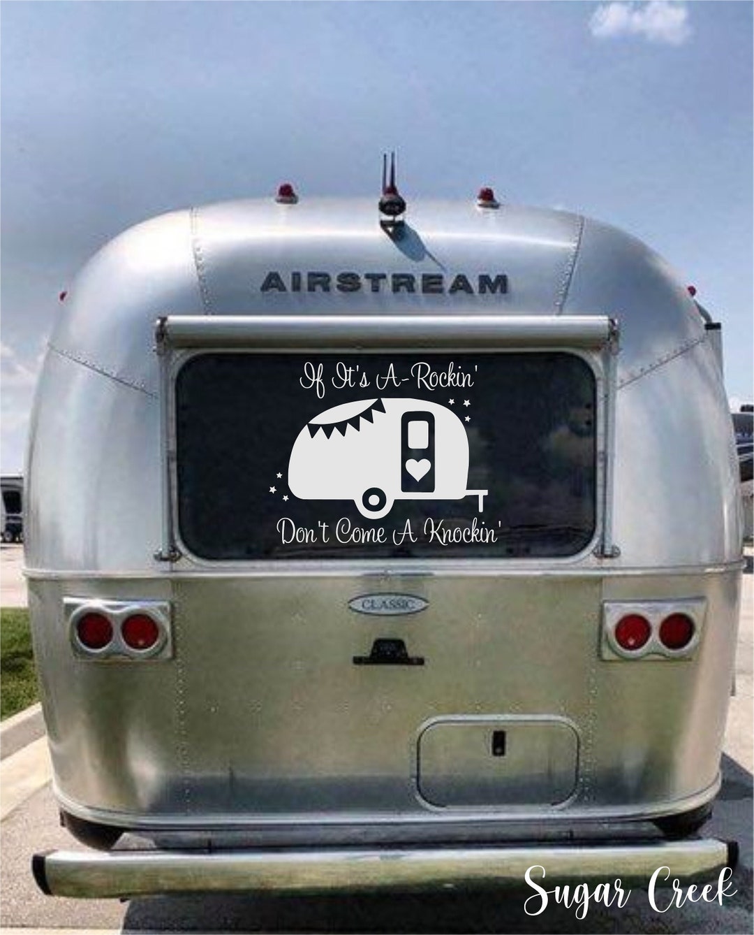 Rv-camper Decal- If It's A Rockin' Don't Come A Knockin'- Funny Quotes ...