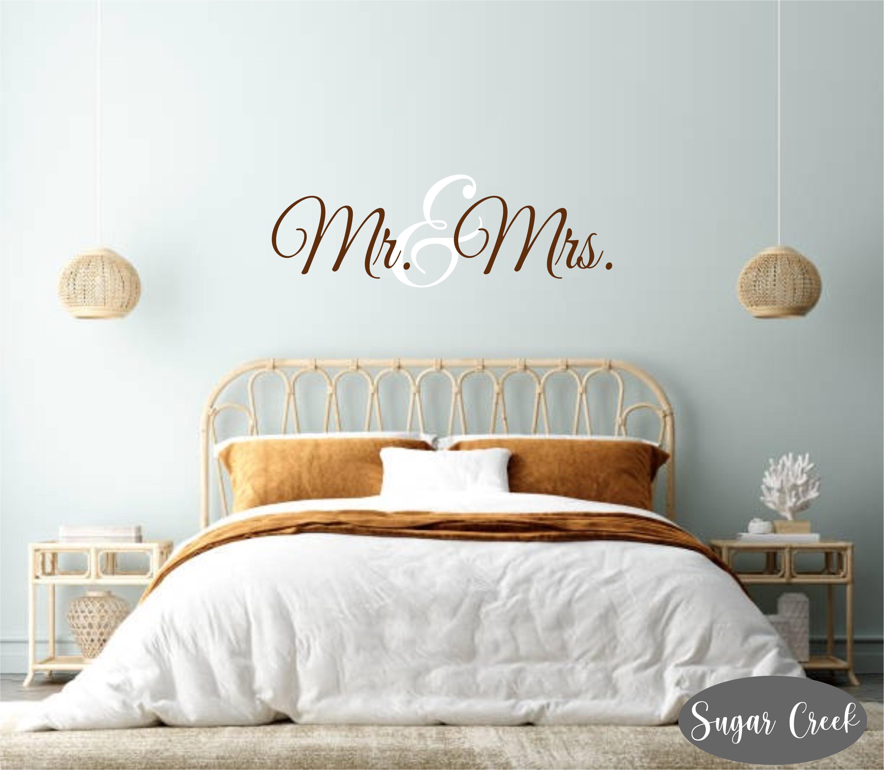 Mr & Mrs Spiegel Wandtattoo – Abnehmbar, 45x31,5 Cm, 3D Acryl, Gold, Für Schlafzimmer & Wohnzimmer