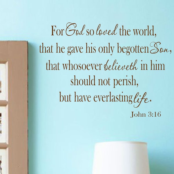 Scripture Wall Words Etsy