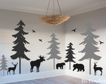 ArtWall James Thompsons Moose Removable Wall Art Mural 24X32 ArtWall James Thompsons Moose Removable Wall Art Mural 24X32
