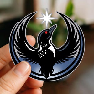 Minnesota Rebel Alliance Sticker, MN State Bird Loon Protest Sticker, Political Resistance Vinyl Decal, Progressive Minnesota