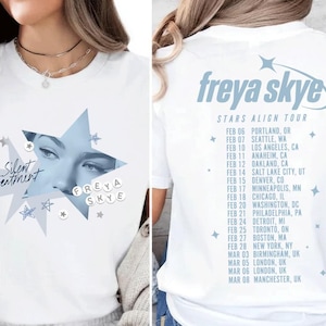 Retro Freya Skye Silent Treatment Shirt, Stars Align Tour 2026 Festival Tee, Disney Channel Zombies 4 Nova Bright, Freya Skye Concert Music
