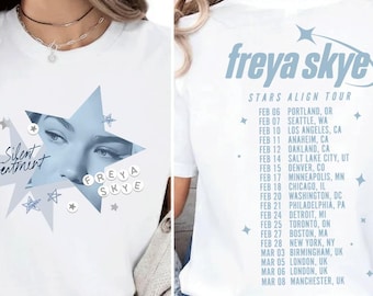 Retro Freya Skye Silent Treatment Shirt, Stars Align Tour 2026 Festival Tee, Disney Channel Zombies 4 Nova Bright, Freya Skye Concert Music