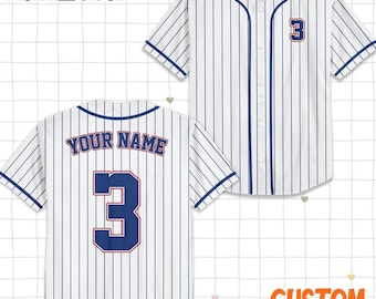Custom Kids Baseball Jersey, Custom Baseball Jersey, First Birthday Baseball Jersey, Toddler Baseball Jersey, Baseball First Birthday