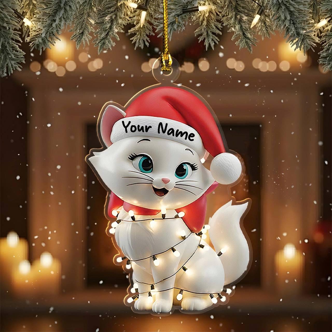 Discover Personalized Marie The Aristocats Christmas Ornament, Disney Marie Xmas Ornament Hanging, Marie Christmas Tree Decor Gift
