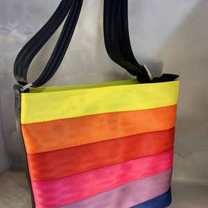 A Bag Of Many Colors Seat Belt Crossbody Shoulder Bag