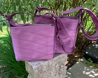 Lilac Crossbody Sling Seat Belt Bag