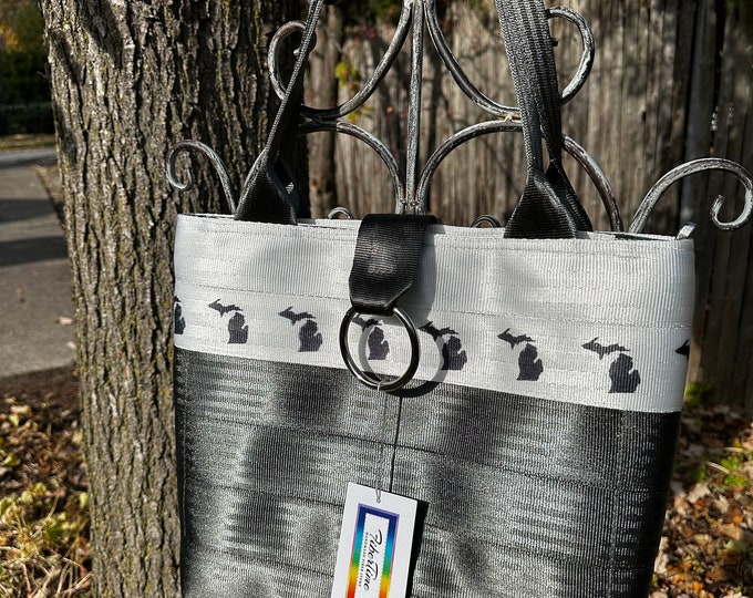 Michigan Silhouette Seat Belt Bag/Tote