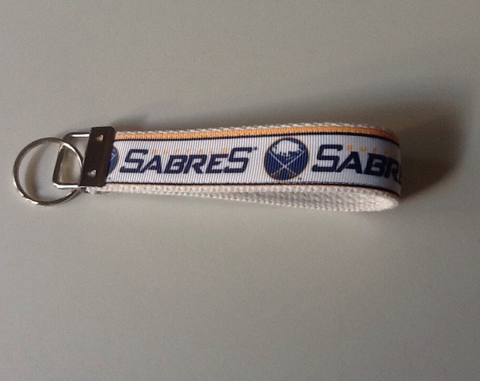 Buffalo Sabres Ribbon Key Fob