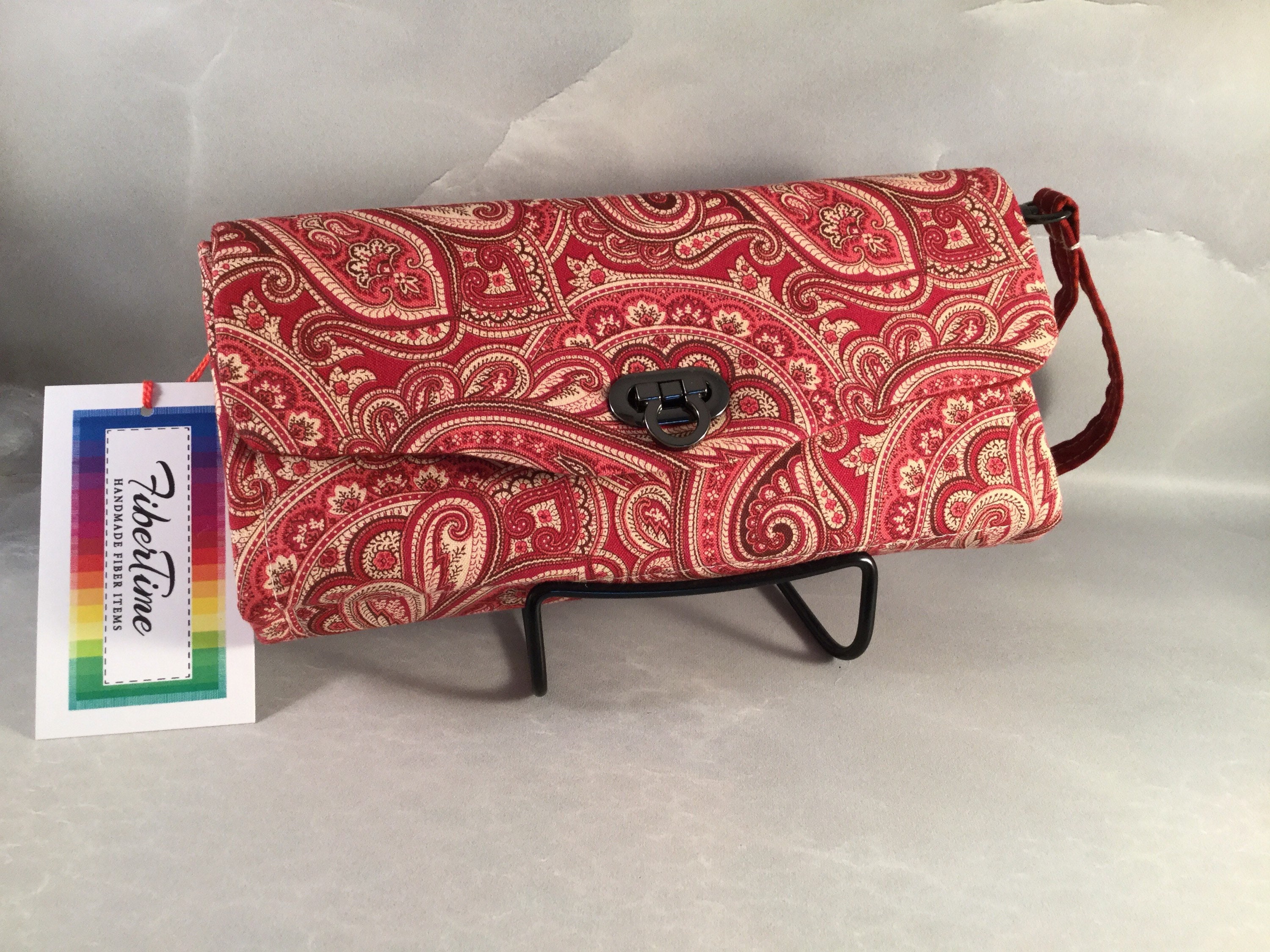 Clutch wallet with shop wrist strap