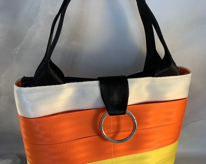 The “Candi Corn” Seat Belt Bag/Tote