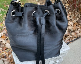 Mini Esby Bucket Bag in Black