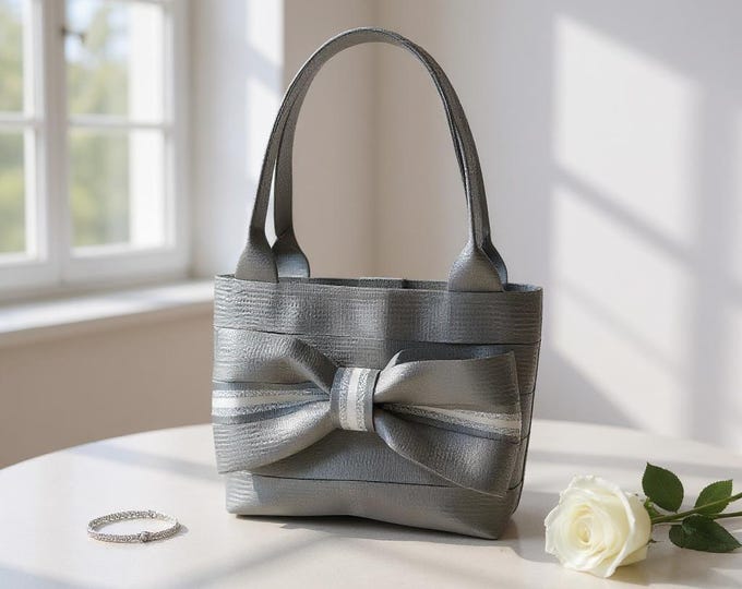 Beau Bag Seat Belt Bag/Tote in Silver