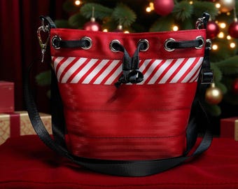 The Mini Santa Seat Belt Bucket Bag!