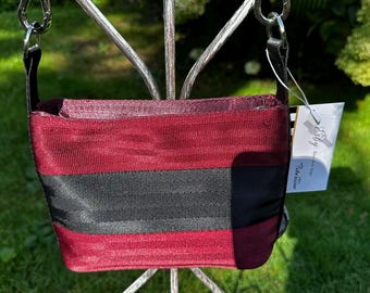 Ruby Black Small Baguette Seat Belt Bag