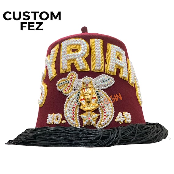Personalized Maroon Shriner