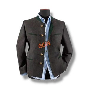 Jacket from Tyrolean loden in sage green – VON DÖRNBERG - MUNICH