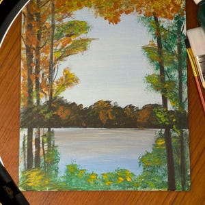 Original acrylic painting canvas