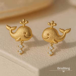 Cute Fish Stud Earrings Small Gold Flat Back Earrings Helix Piercing Cartilage Stud Unique Earrings Gift for Her and Girls Gift for Mom