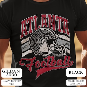 Vintage Atlanta Football T-Shirt: 90s Style Game Day Shirt, Sweatshirt, Hoodie