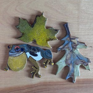 Azulejo - Rana Toro - Azulejo de Hoja