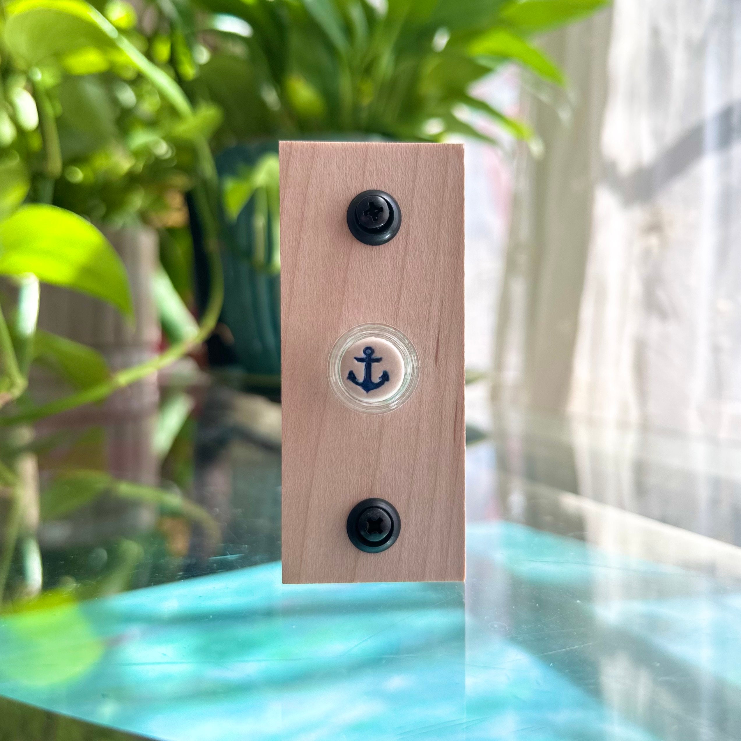 Doorbell Center Button - LED - Wired - Anchor - Etsy